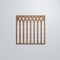 Ekena Millwork Large Cedar Park Decorative Fretwork Wood Wall Panels, Walnut, 23 3/8"W x 23 3/8"H x 3/8"T WALW24X24X0375CRPWA - alternate 6